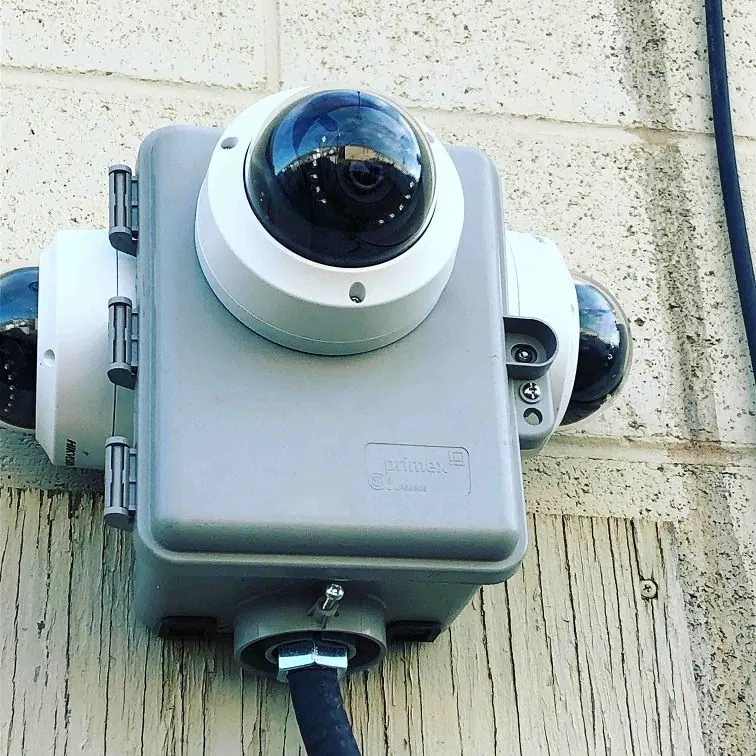 Enterprise CCTV and access-control system